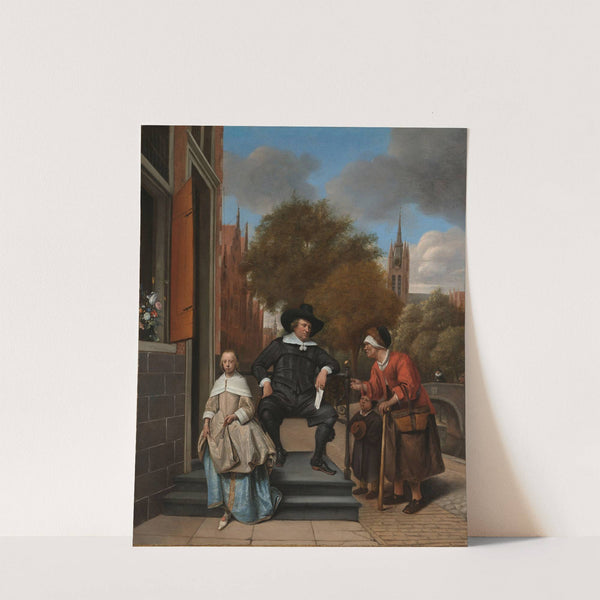 Adolf and Catharina Croeser, Known as ‘The Burgomaster of Delft and his Daughter’ by Jan Steen