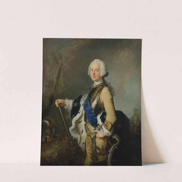 Adolf Fredrik of Sweden  by Antoine Pesne