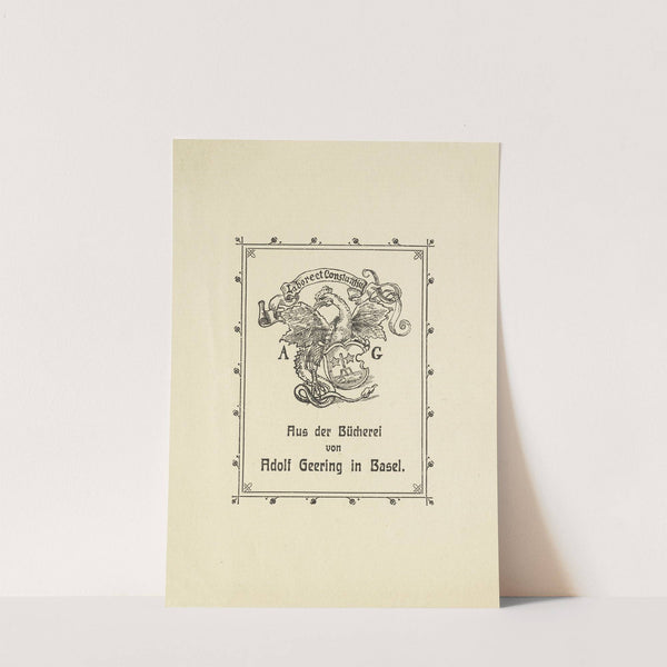 Adolf Geering by Weisbrod