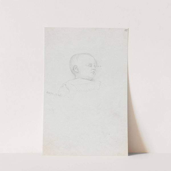 Adolph Tidemand jr., 13 mnd. (1846) by Adolph Tidemand