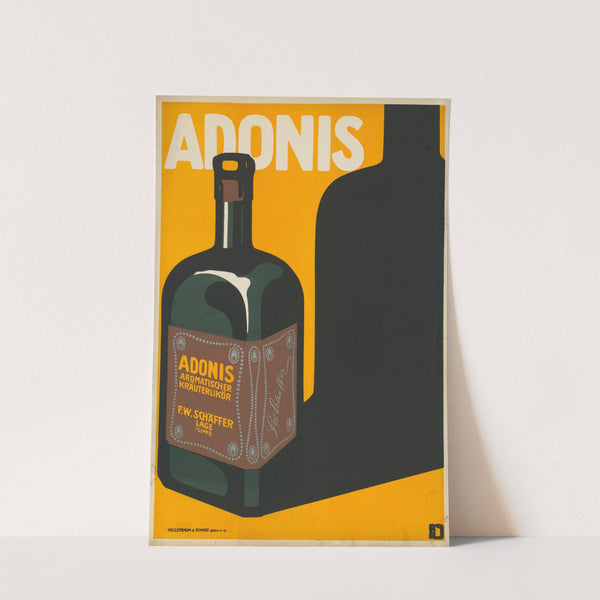 Adonis Aromatischer Kräuterlikör (1910) by Reimann