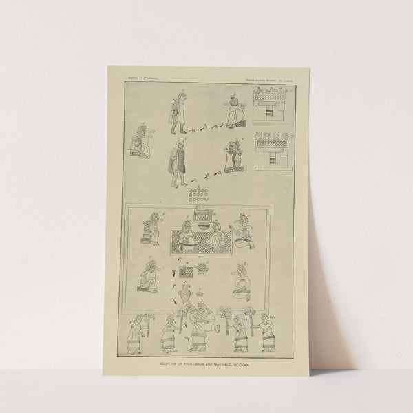 Adoption of Profession and Marriage, Mexican (1894) by Garrick Mallery