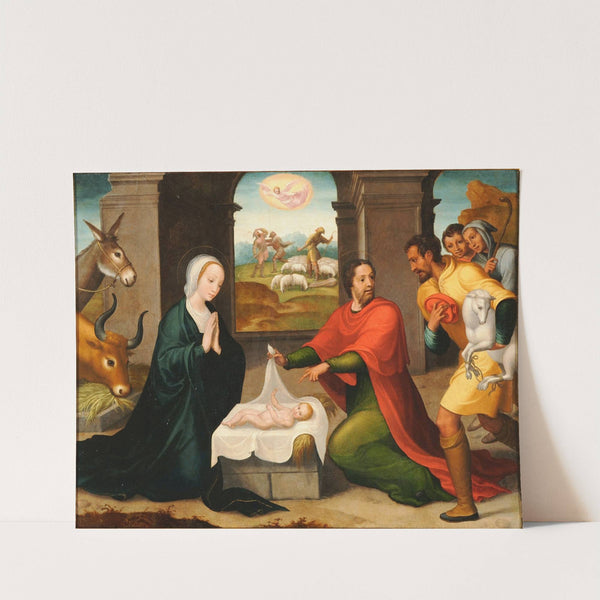 Adoración de los pastores by Juan Correa de Vivar