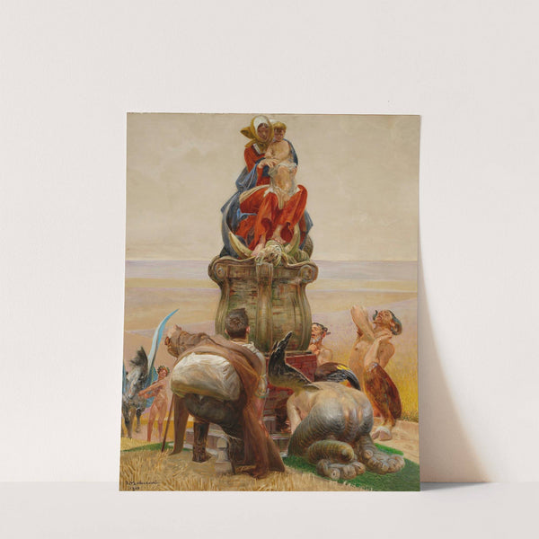 Adoration of Madonna by Jacek Malczewski