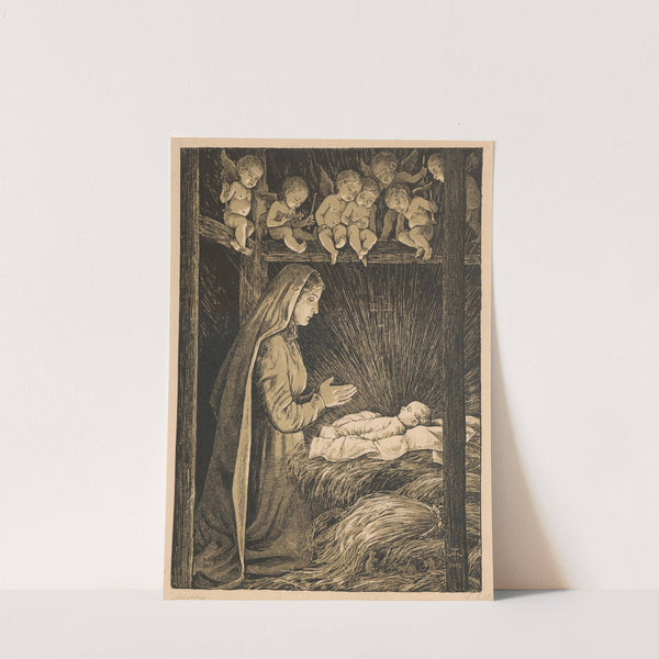 Adoration of the Child (1903) by Hans Thoma