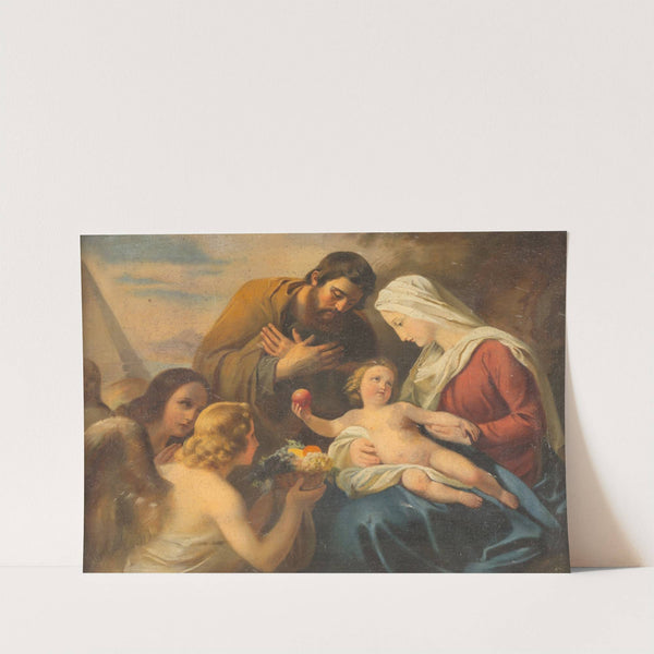 Adoration of the Holy Family by Austrian School