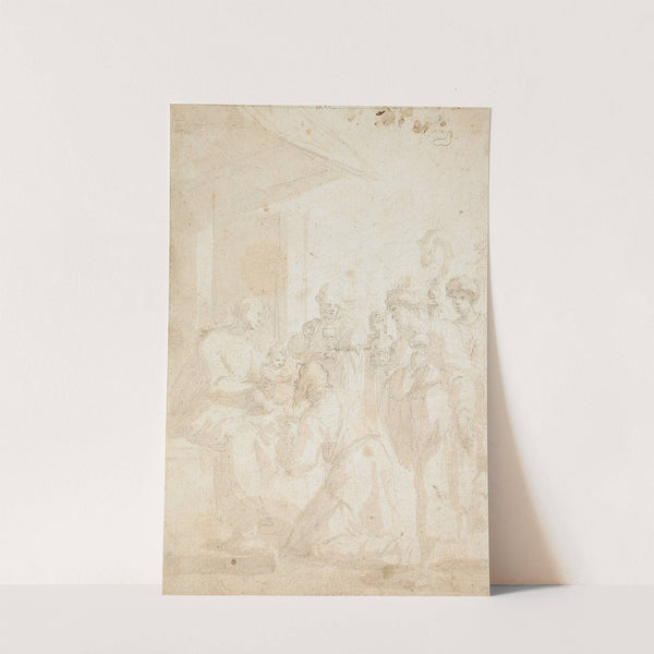 Adoration of the Kings (16th-17th century) by Ludovico Carracci