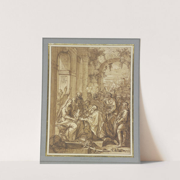 Adoration of the kings (ca 1677) by Gilbert Francart