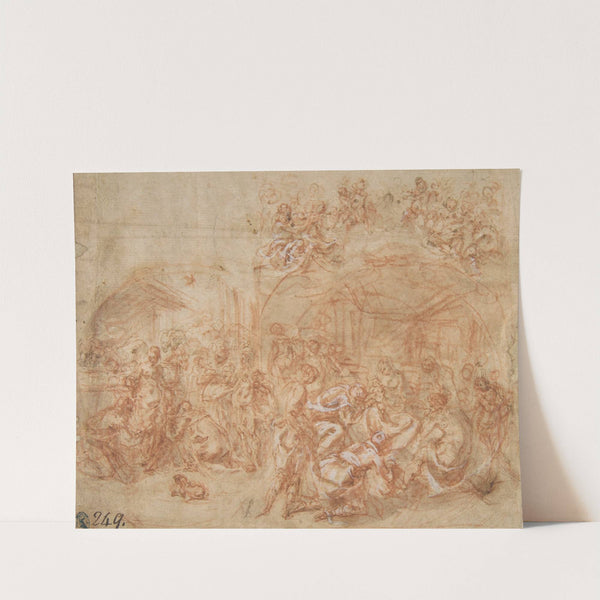 Adoration of the Magi by Cesare Pollino