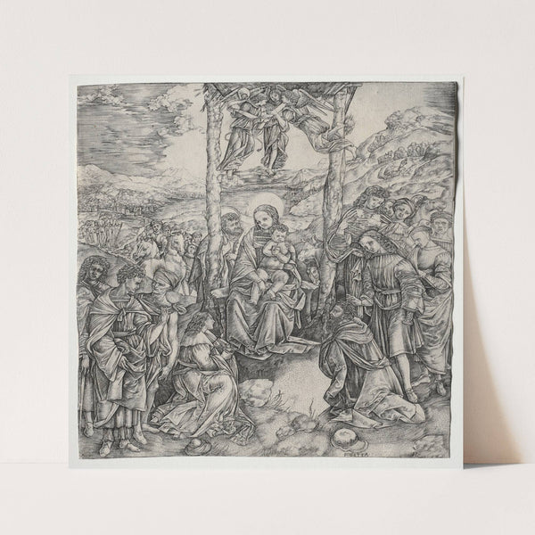 Adoration of the Magi (c. 1510–15) by Cristofano Robetta