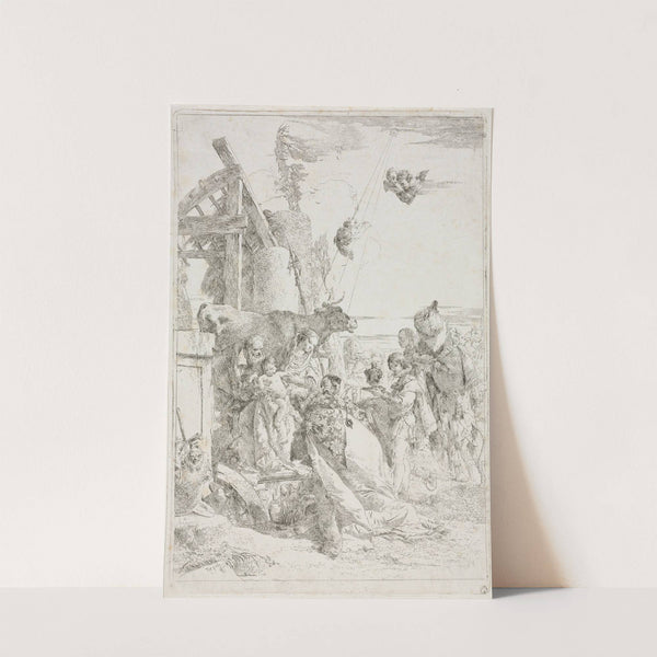 Adoration of the Magi (ca. 1740) by Giovanni Battista Tiepolo