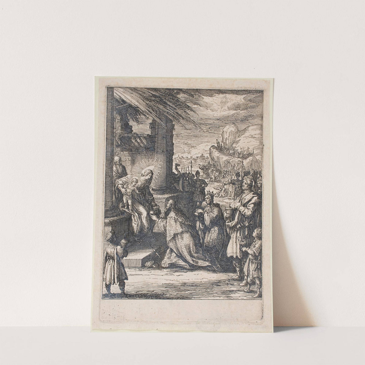 Adoration of the Magi (1631) by Jacques Callot