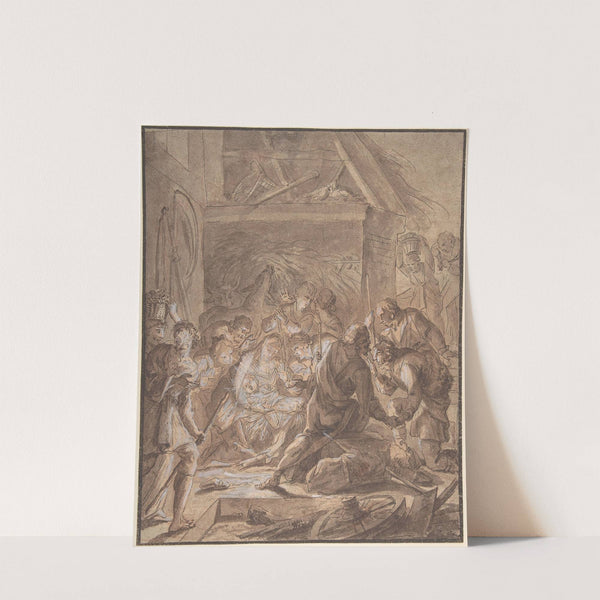 Adoration of the Shepards by Johann Daniel Preissler