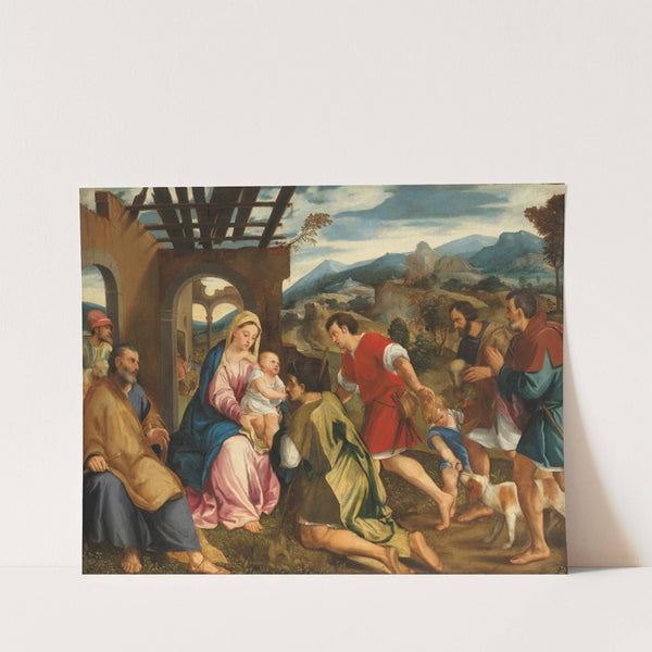 Adoration of the Shepherds by Bonifacio Veronese