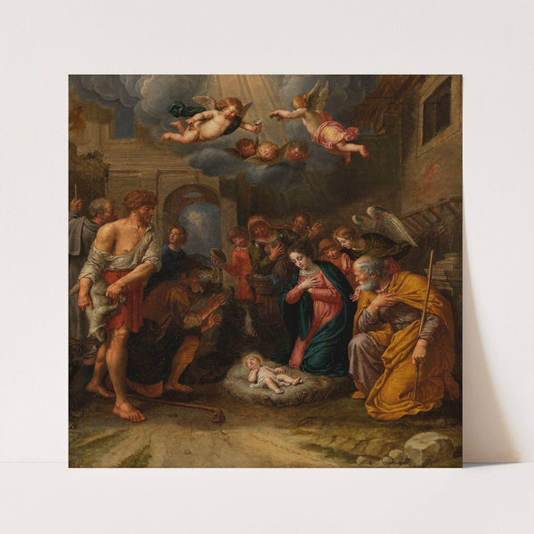 Adoration of the Shepherds by Peter van Lint