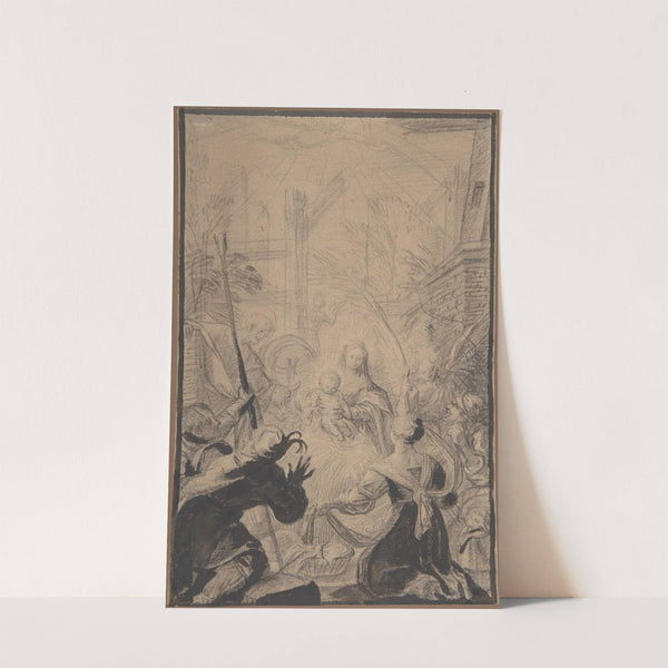 Adoration of the Shepherds (ca. 1620–30) by Claude Vignon