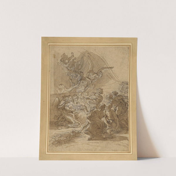 Adoration of the Shepherds by Giovanni Battista Gaulli