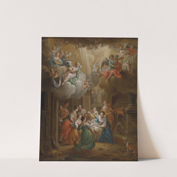 Adoration of the Shepherds by Franz Christoph Janneck