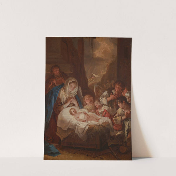 Adoration of the Shepherds (1643) by Bartholomeus Breenbergh