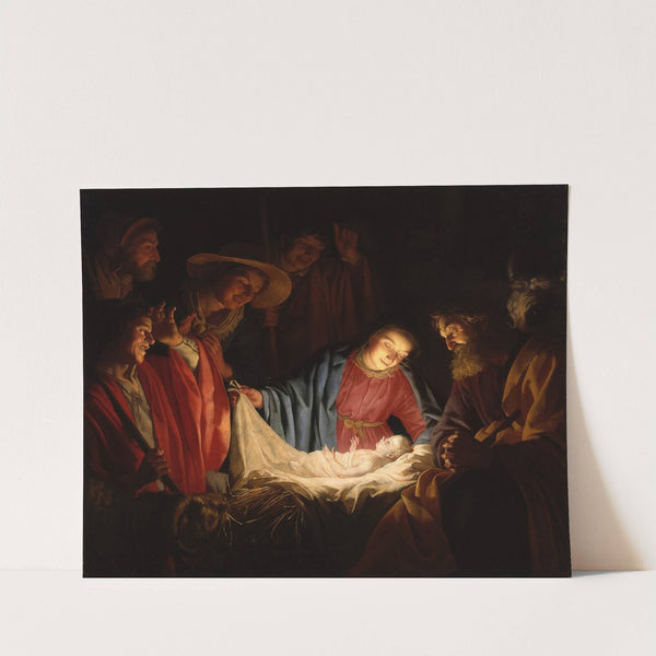Adoration of the Shepherds by Gerard van Honthorst