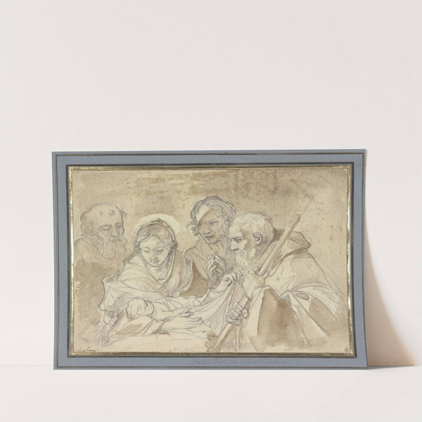 Adoration of the shepherds by Mattia Preti