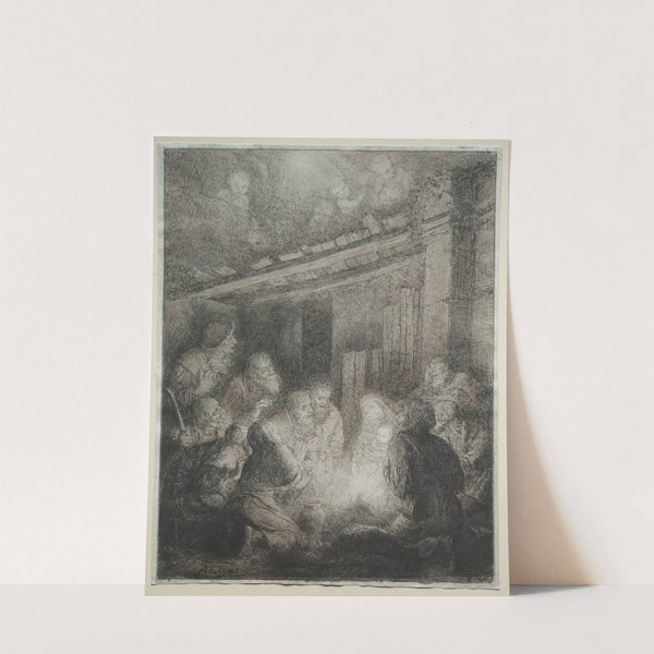 Adoration of the Shepherds (c. 1857–1911) by Alphonse Legros