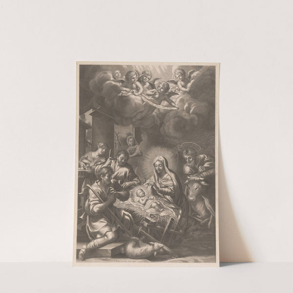 Adoration of the Shepherds by Francois de Poilly