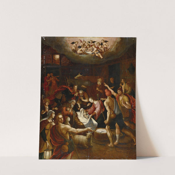 Adoration of the Shepherds by Aegidius Sadeler II