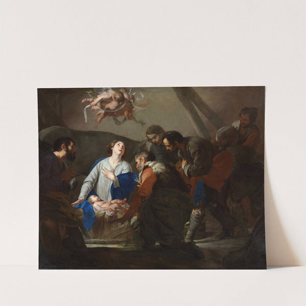Adoration of the Shepherds (c. 1650) by Bernardo Cavallino