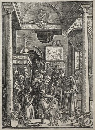 Adoration of the Virgin and Child by Saints and Angels (1504–1505)