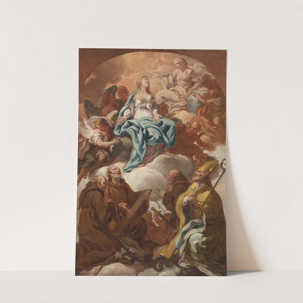 Adoration Of The Virgin by Follower Of Corrado Giaquinto