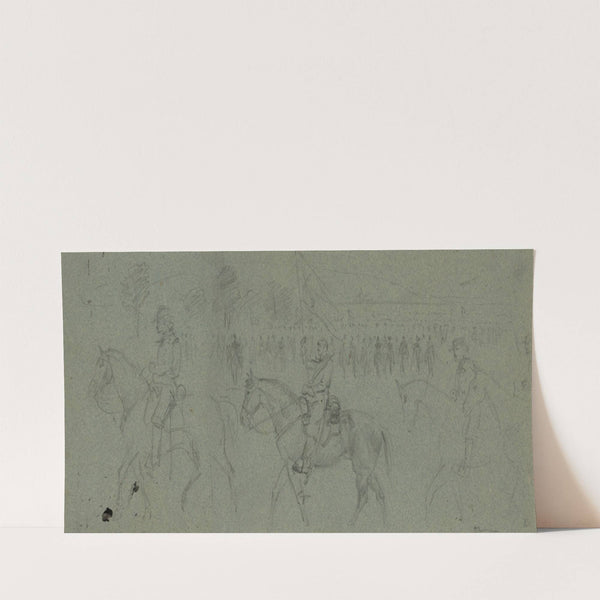 Advance of Custer’s brigade (1864) by Alfred Rudolph Waud