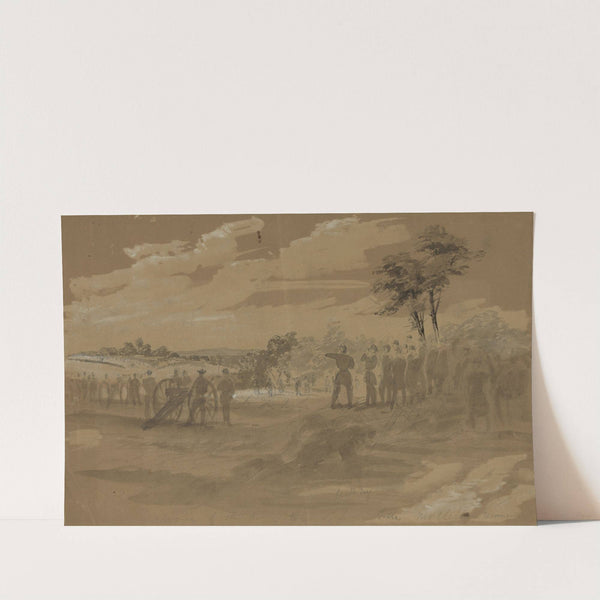 Advance of the Army towards Lewinsville by Alfred Rudolph Waud
