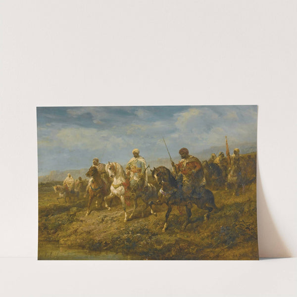 Advancing Cavalrymen by Adolf Schreyer