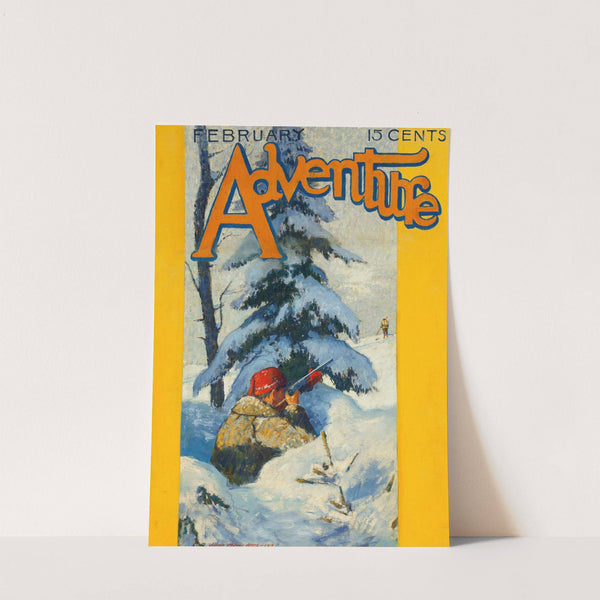 Adventure magazine cover by Vivian Milner Akers