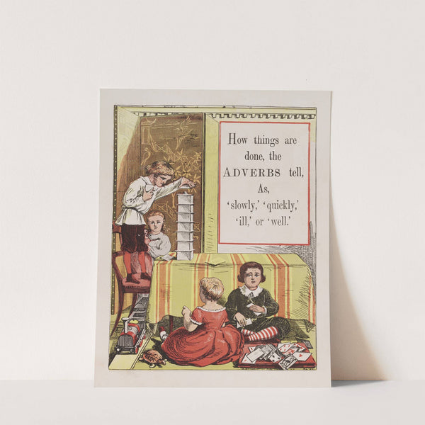 Adverbs (1868) by Walter Crane