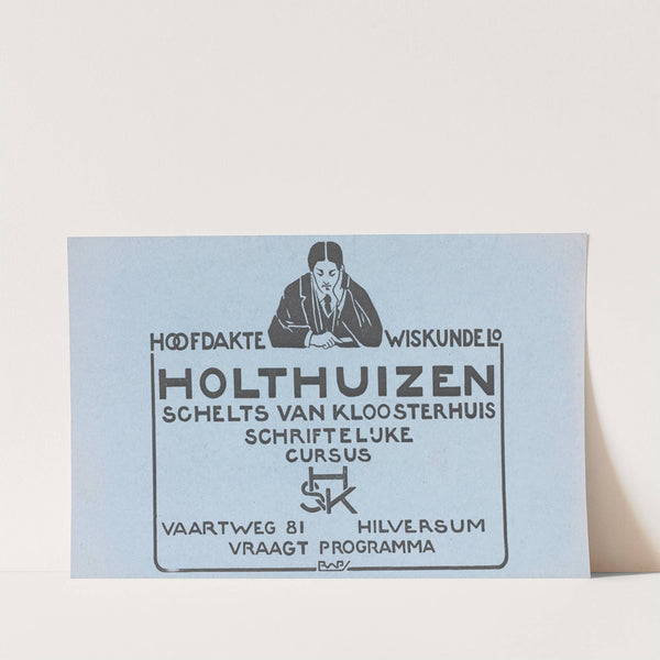Advertentie voor Cursus Holthuizen by Reinier Willem Petrus de Vries