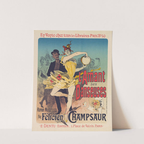 Advertentie voor de roman L'amant des danseuses door Félicien Champsaur by Anonymous