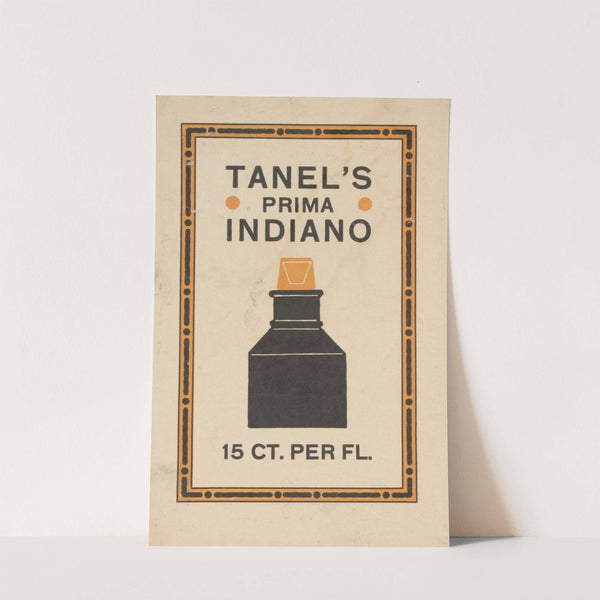 Advertentie voor Tanel’s Prima Indiano (1884 - 1952) by Reinier Willem Petrus de Vries