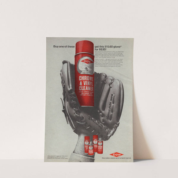 Advertisement for Dow Car Care products (1971) by Dow Chemical Company