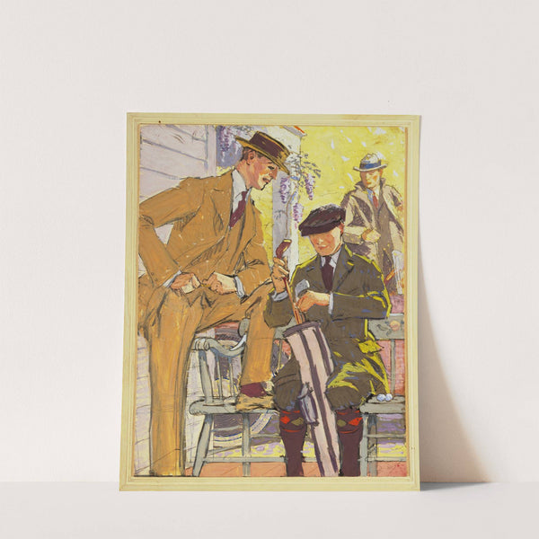 Advertisement for Hart, Schaffner & Marx clothes by Edward Penfield