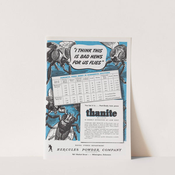 Advertisement for Hercules Thanite by Hercules Incorporated