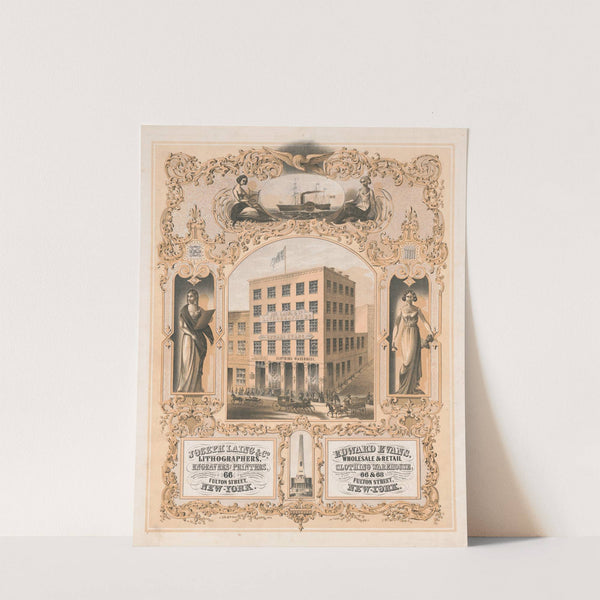 Advertisement by Joseph Laing & Co.