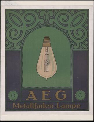 AEG Metallfaden-Lampe (1907 - 1910)
