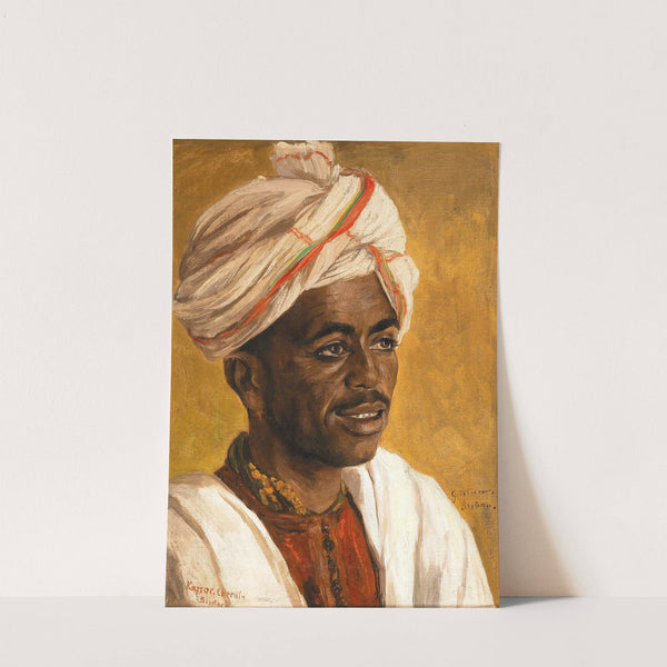 Aegypter, gemalt in Assuan, Oberägypten by Georg Macco