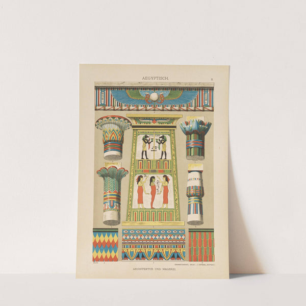 Aegyptisch – Architektur und Malerei (1887) by Heinrich Dolmetsch
