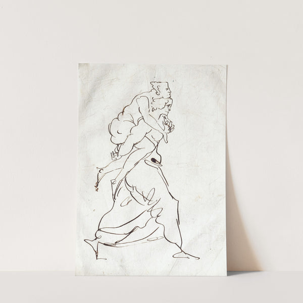 Aeneas and Anchises (1815) by Eugène Delacroix