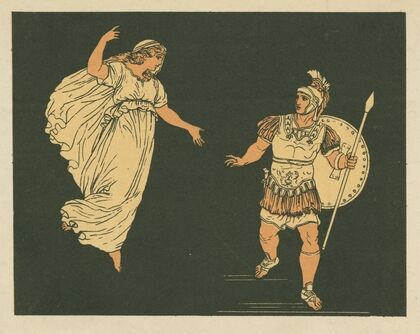 Aeneas and the shade of Creusa (1878)