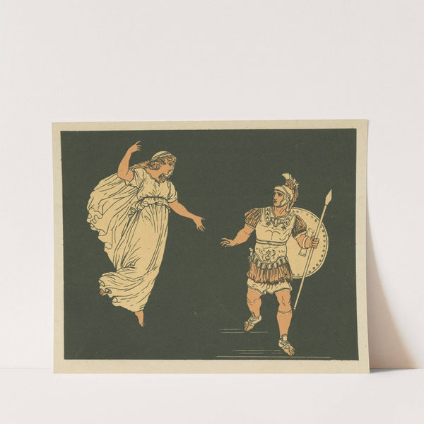 Aeneas and the shade of Creusa (1878) by Bartolomeo Pinelli