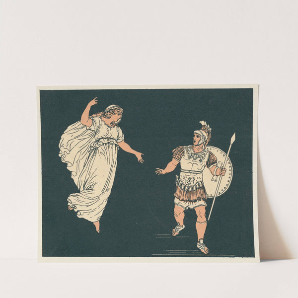 Aeneas and the shade of Creusa (1878) by Bartolomeo Pinelli